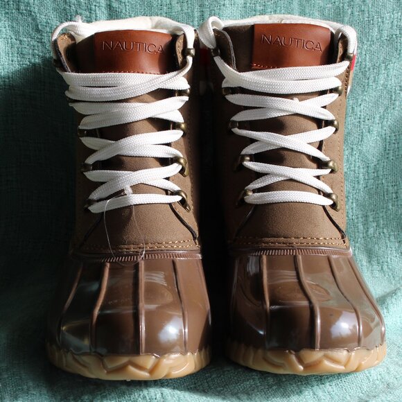 NAUTICA Women's Insulated Waterproof Duck Boots Size 9 NEW - Picture 2 of 14